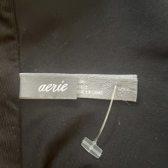 Aerie “the one” “cheekier” high cut / t back black one piece swimsuit - Picture 5 of 5